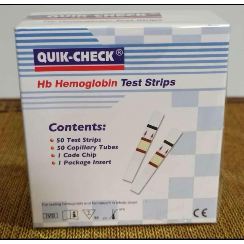 Quick Check Hb Hemoglobin strip