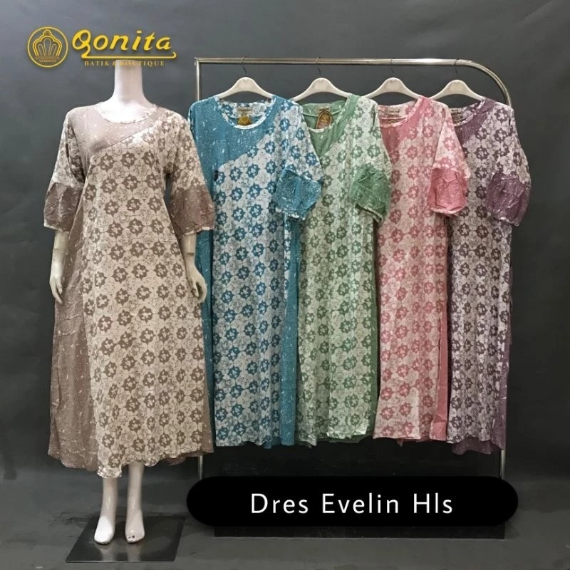 Dress qonita evelin halus