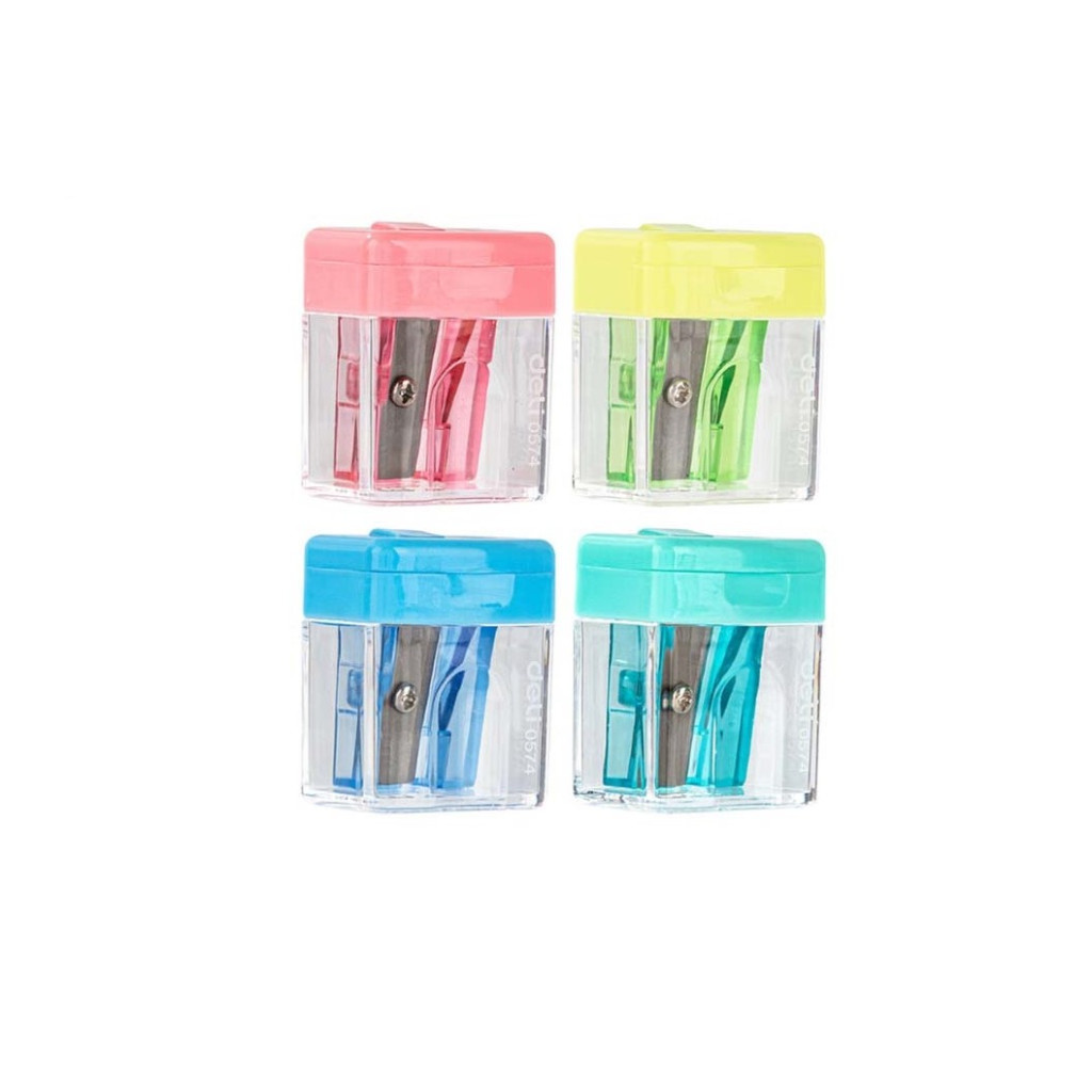 

Serutan Rautan DELI 1 Lubang + Tutup Pencil Sharpener 0574