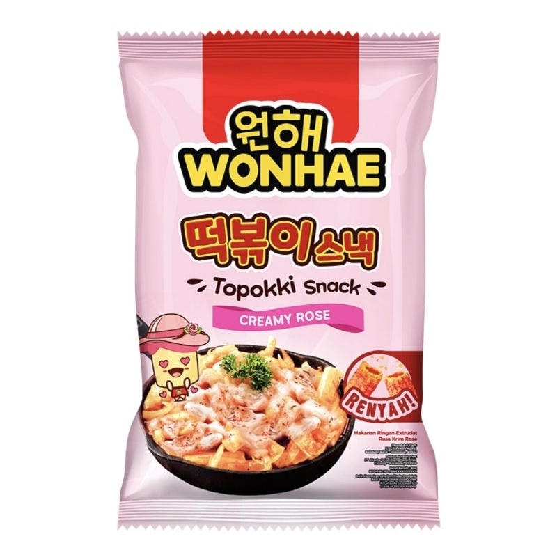 Wonhae Topokki Snack Creamy Rose 80 g