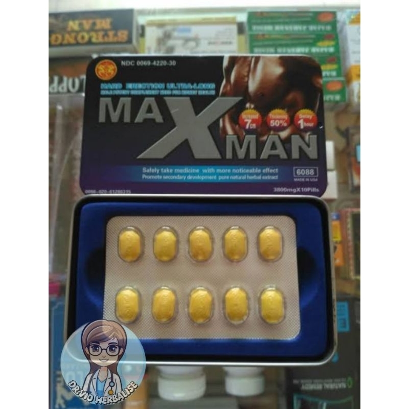 MAX-MAN ORIGINAL OBAT HERBAL KUAT STAMINA PRIA