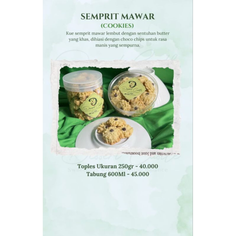 

kue lebaran semprit mawar