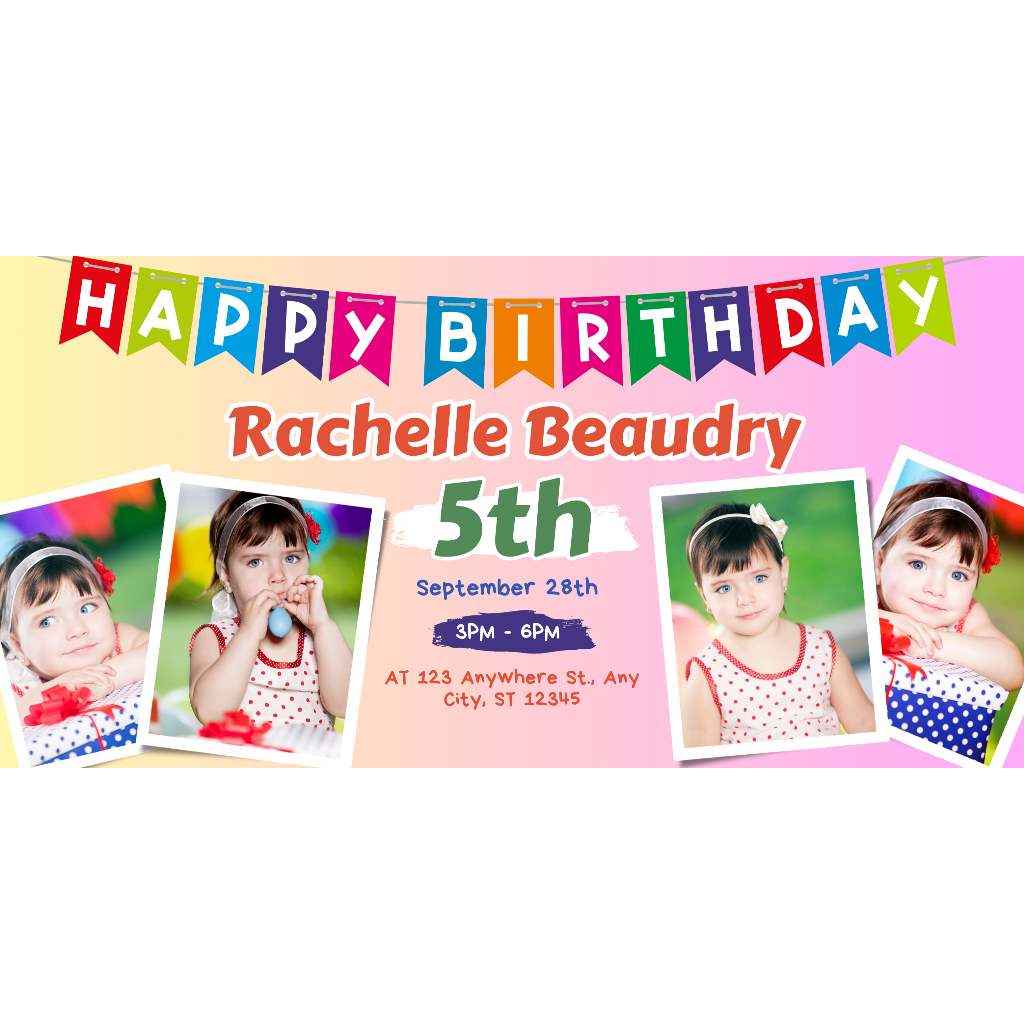 BANNER ULANG TAHUN CUSTOM