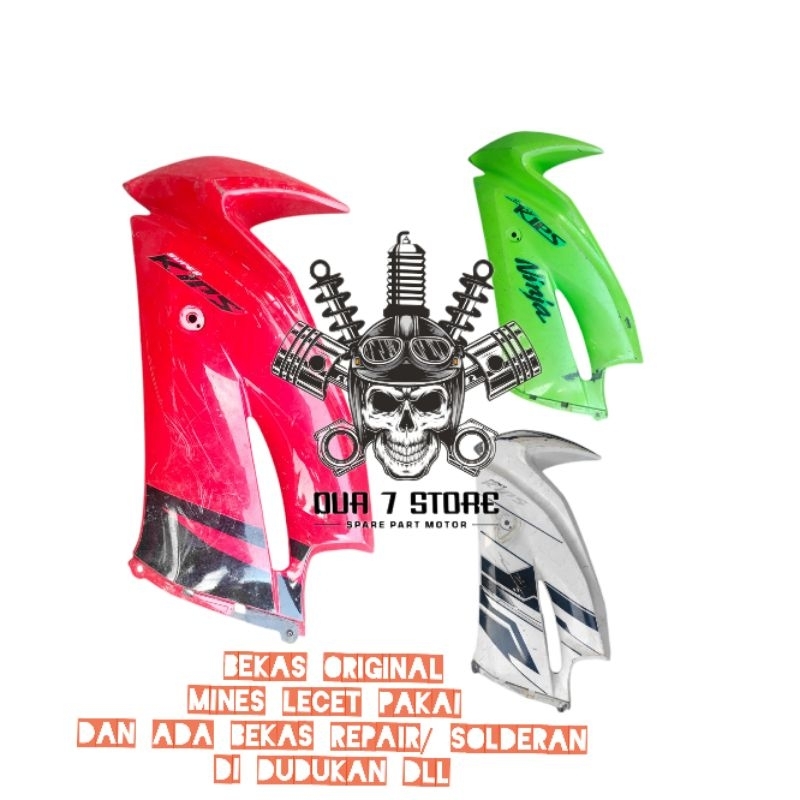 fairing sayap kanan kiri ninja rr new hitam original