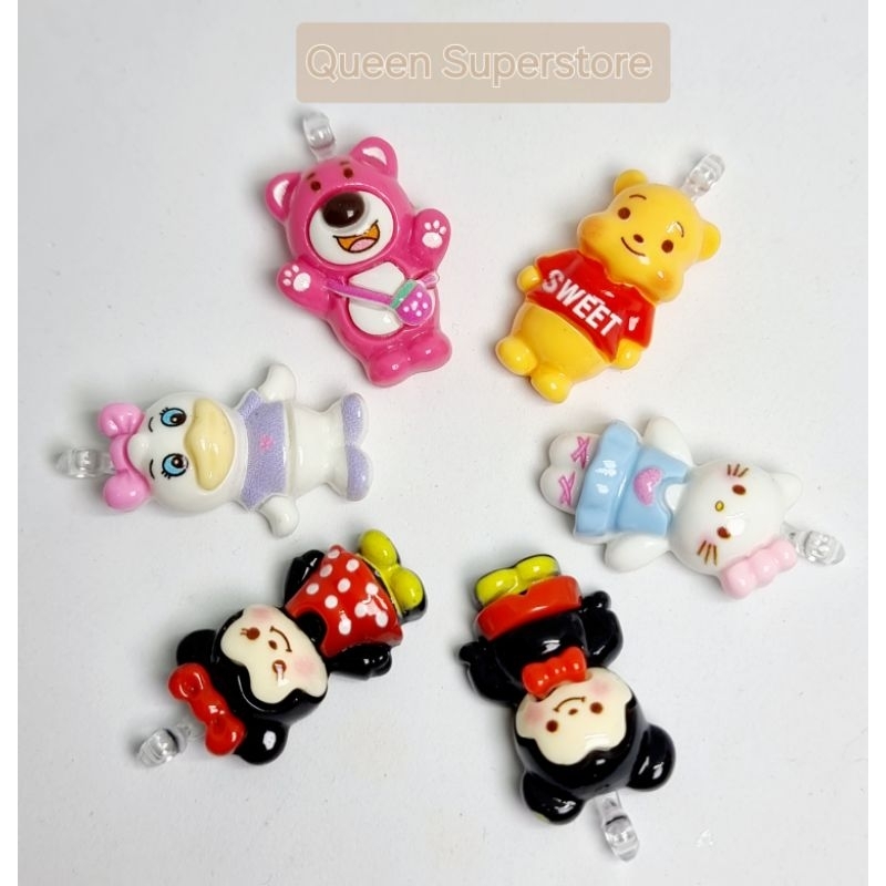 Resin clay manik Charm karakter Disney DR