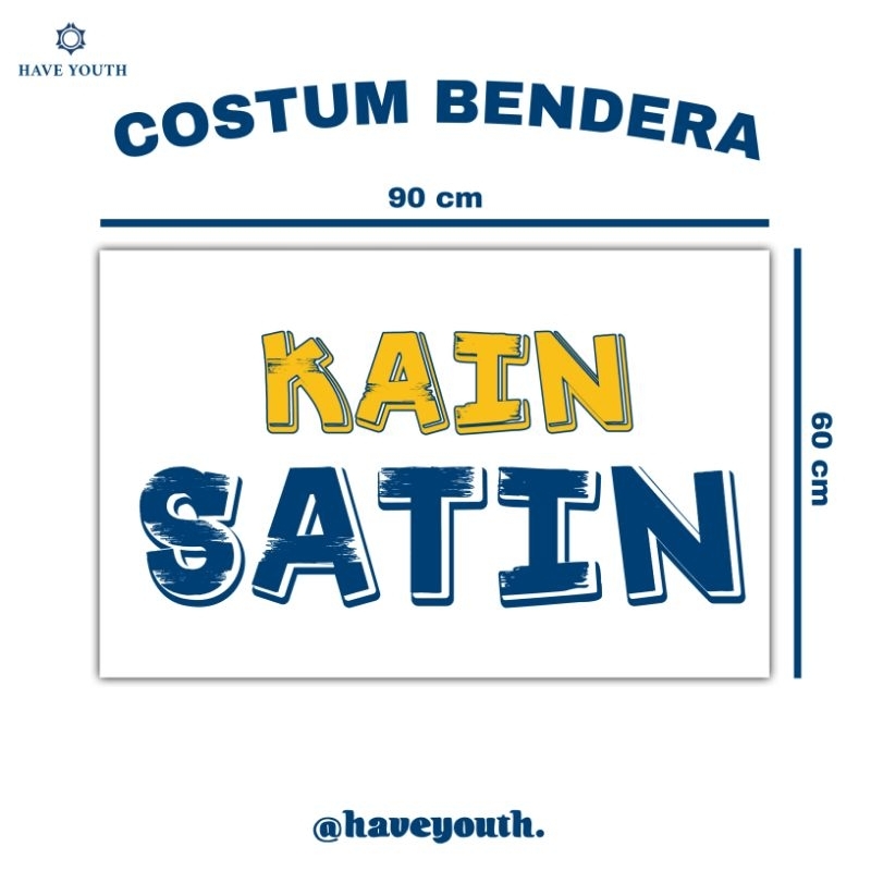 CETAK BENDERA KAIN SATIN TERMURAH