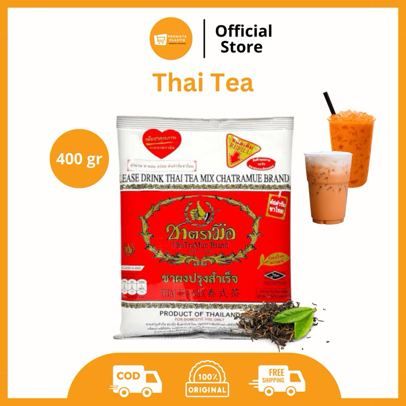 

Chatramue Thai Milk Tea Bubuk Teh Thailand 400 gr