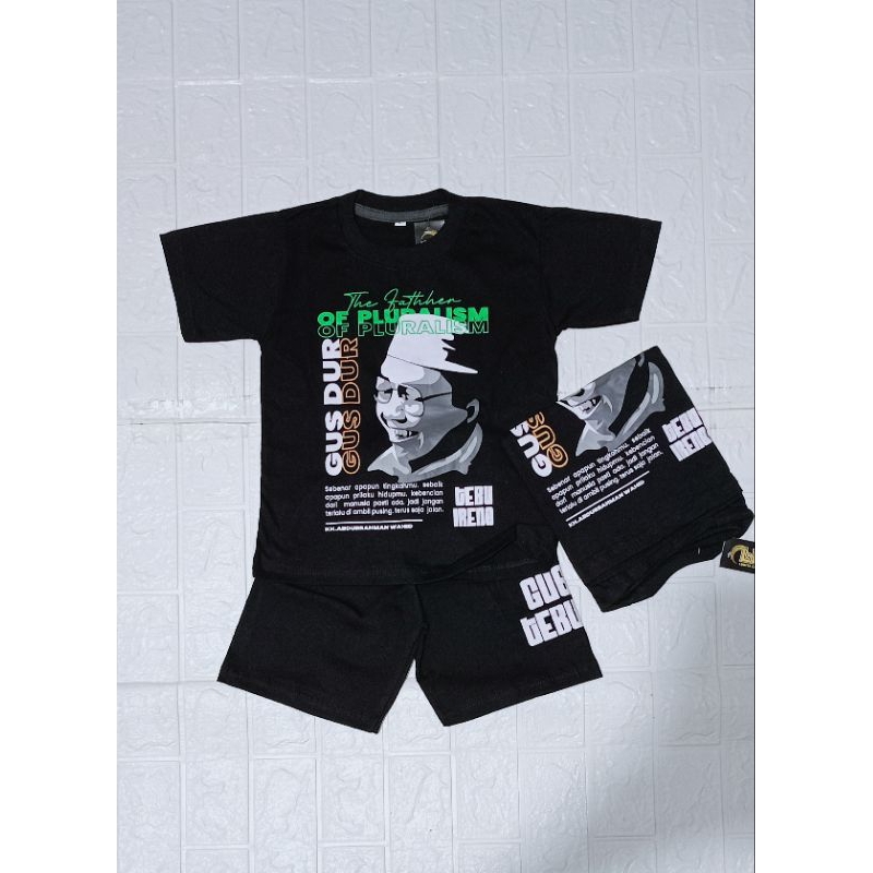 kaos Anak Gus dur/Set Anak Gus Dur/Kaos Gus Dur/Kaos Tebuireng