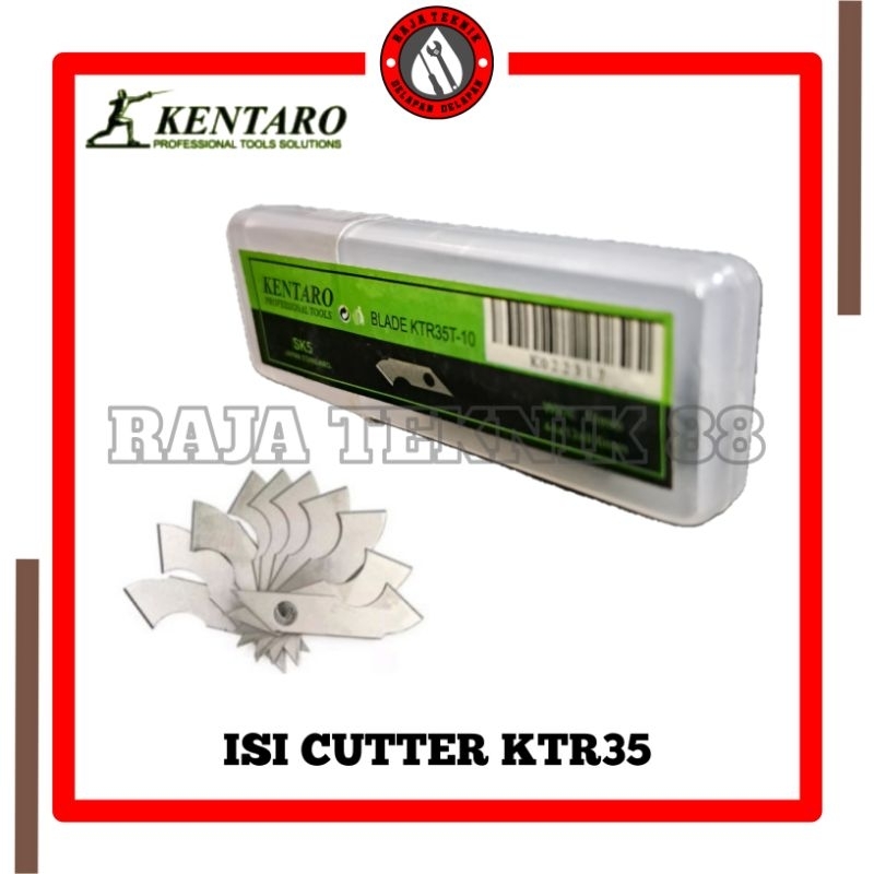 

ISI REFIL CUTTER ACRILIC 10PCS/PACK KENTARO JAPAN QUALITY ISI CUTTER KTR35