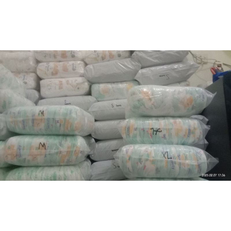 Pempers anak tipe perekat & celana repack, curah, murah 1 ball isi 50 pcs