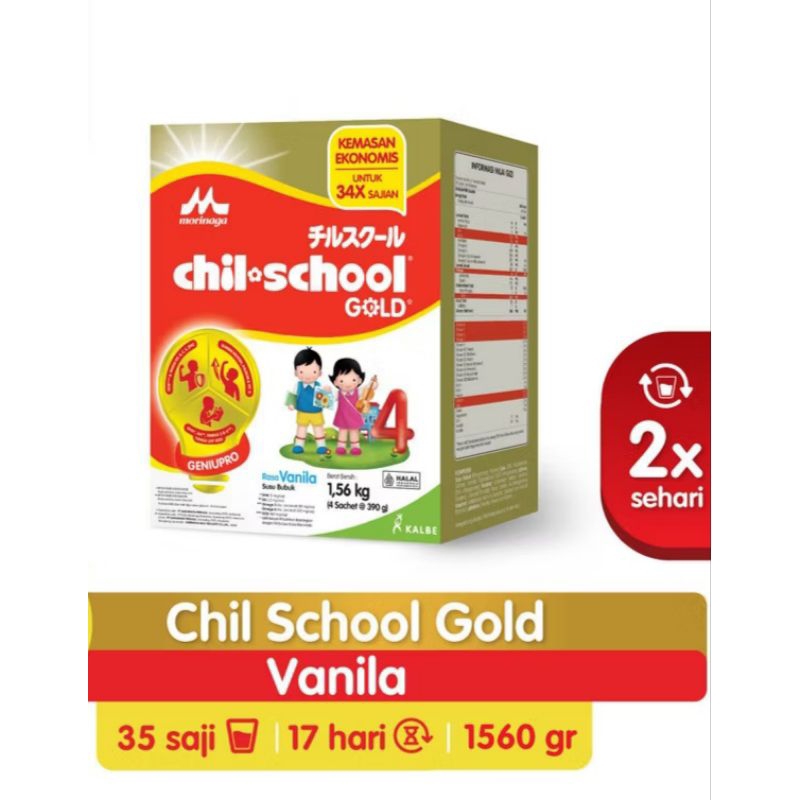 

Chil School Madu Gold 1560 Gr/ susu formula pertumbuhan anak 3-12 THN