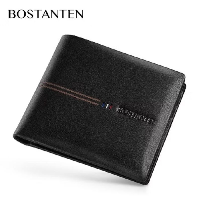 BOSTANTEN Dompet lipat pria, Dompet kulit sapi