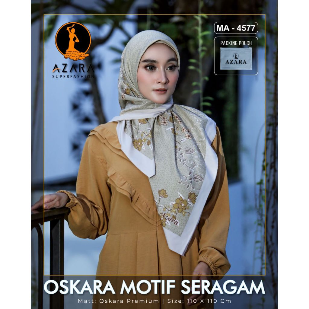 Azara Oskara Motif Seragam Packing pouch MA - 4577