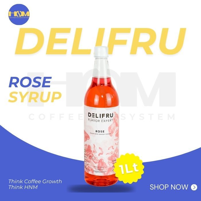 

Sirup Delifru Rose 1L | Delifru Syrup Rose 1L