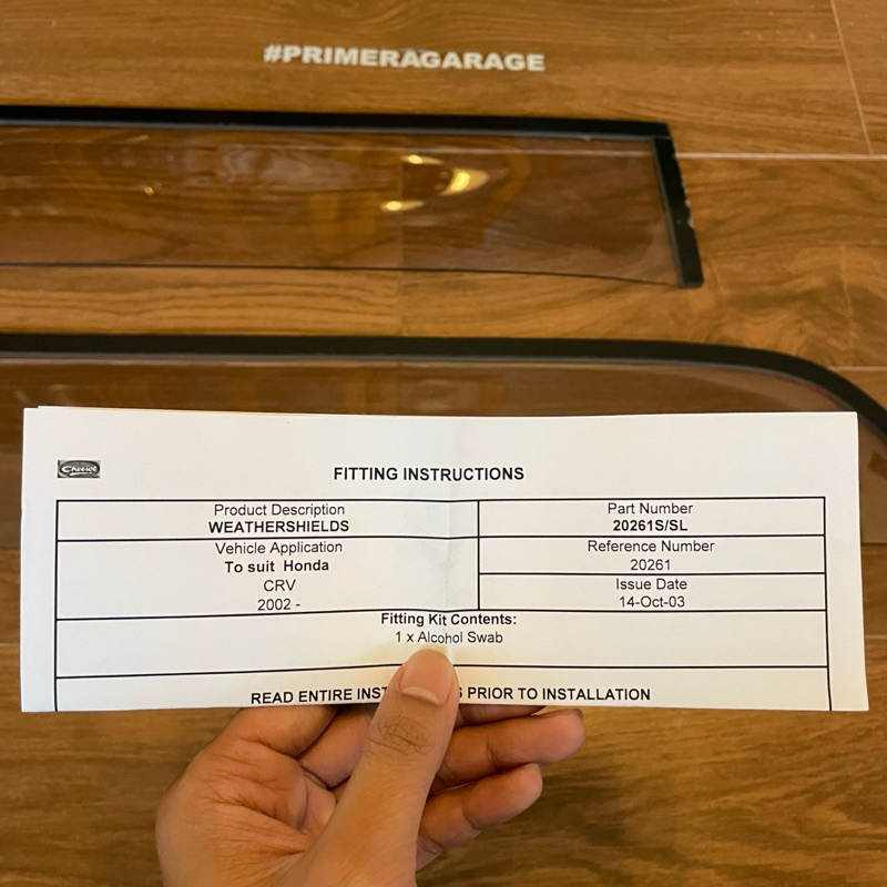 RO Talang Air CRV Gen 2 2002 - 2007 / Water Shield CRV Gen 2 / Talang Air CRV RD4 Medium