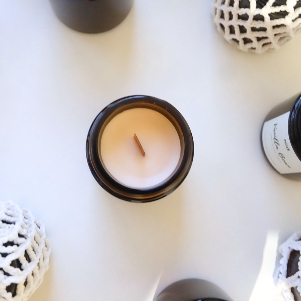 Lilin Aromaterapi Vanilla Bean - Scented Candle Vanilla Bean | Comforting