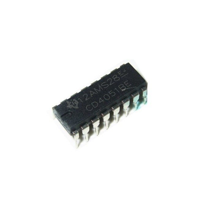 IC CD4051 CD4051BE 4051BE HCF 4051 DIP 16p CD 4051 Analog Multiplexer