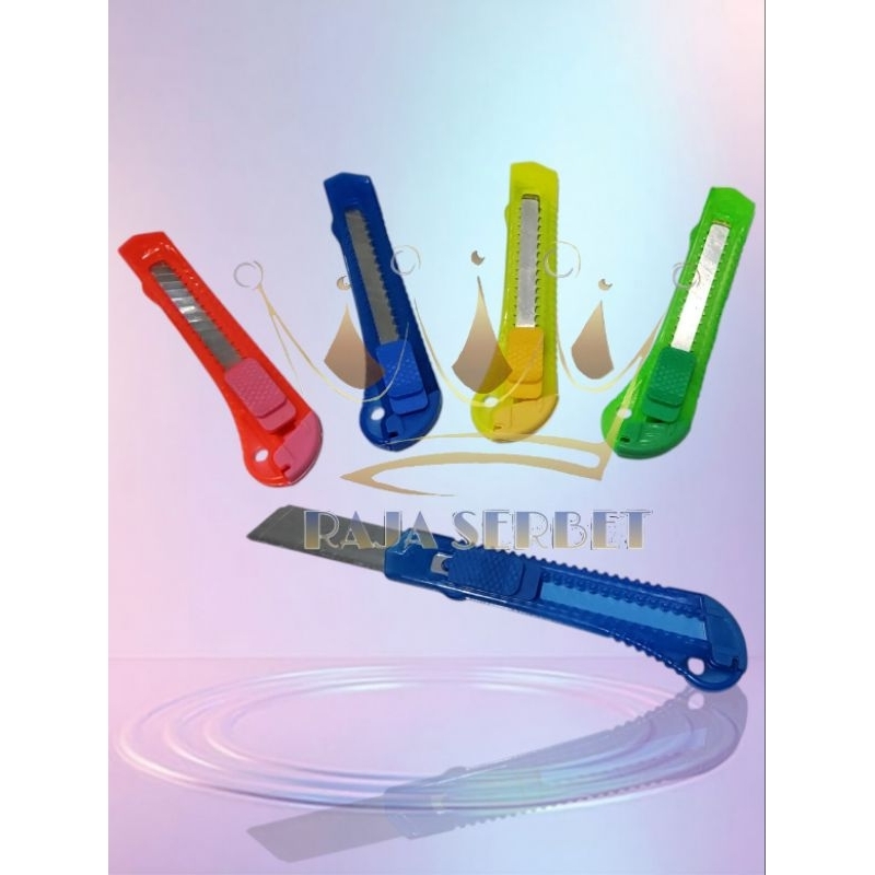 

1 Pc..PISAU CUTTER CUTER BESAR PISAU KATER MMR CUTTER BESAR WARNA KEMASAN PLASTIK