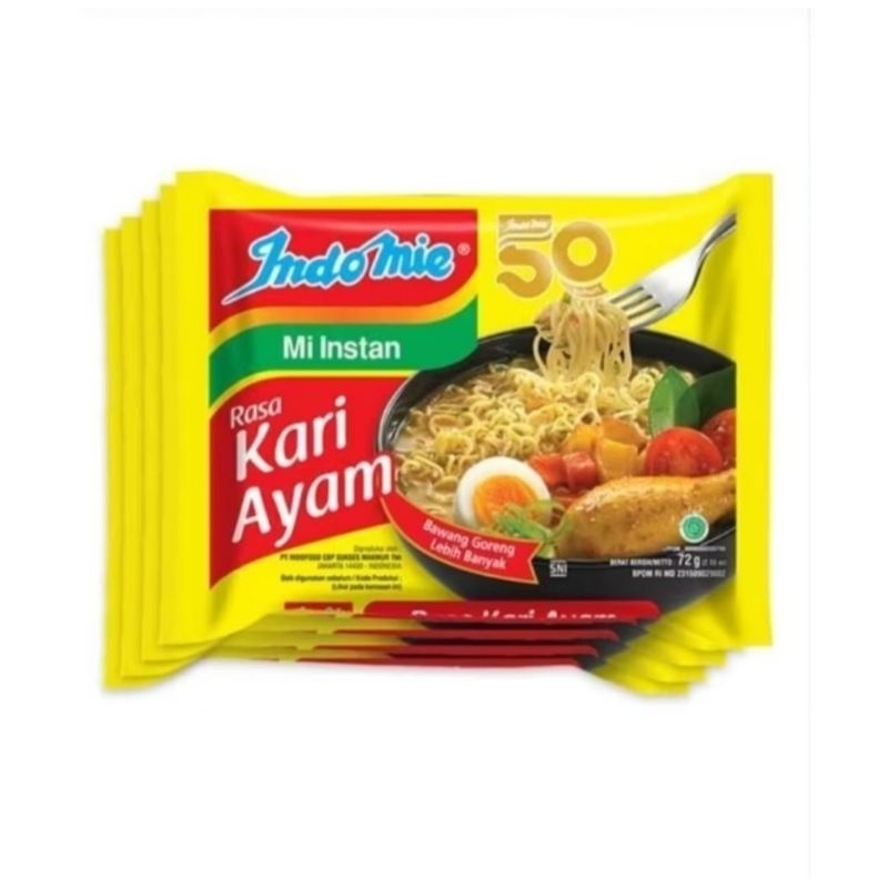 

Indomie KARI AYAM / Mie Instant eceran