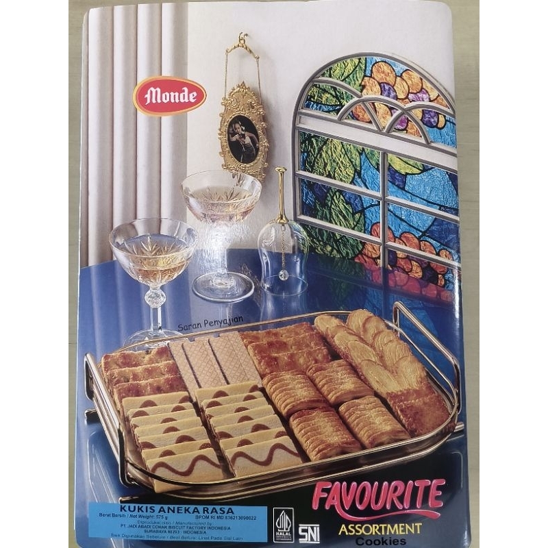 MONDE FAVOURITE ASSORTMENT COOKIES KALENG GOJEK/GRAB ONLY