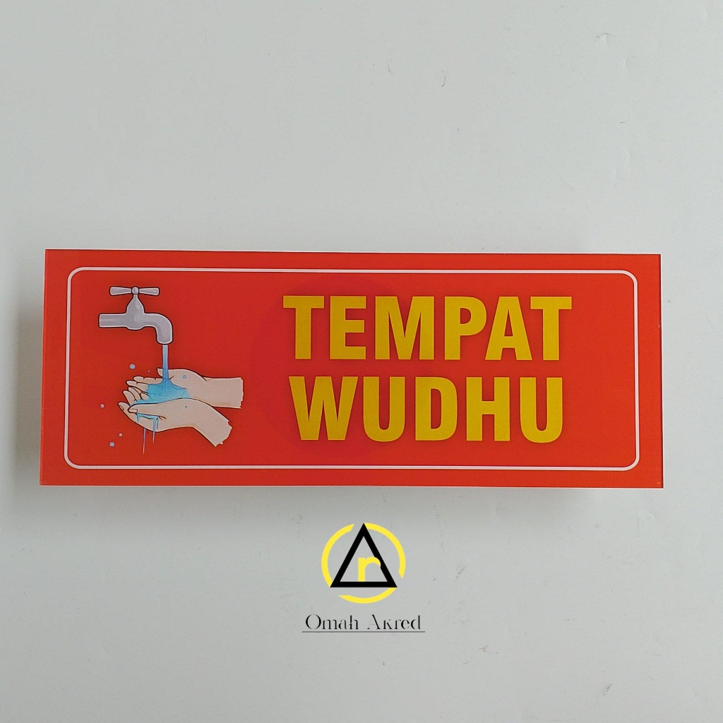 

Akrilik Tempat Wudhu - Mushola - Tempat Ibadah