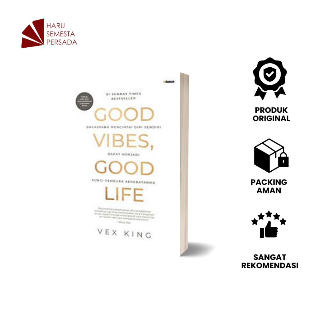 BUKU GOOD VIBES, GOOD LIFE - Vex King