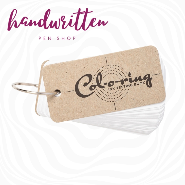 

WELL APPOINTED DESK Col-O-Ring Fountain Pen Ink Collection Testing Book