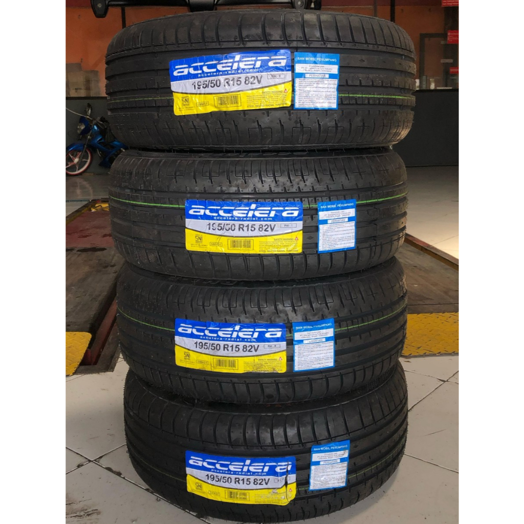 Ban Mobil Accelera 195/50 R15 PHI-R 82V 195/50 R15 195 50 15 Brio RS Tubeless 195/50/15 PHIR
