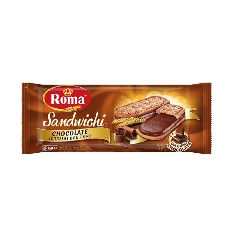 

Roma Biscuit Sandwich Chocolate 157G