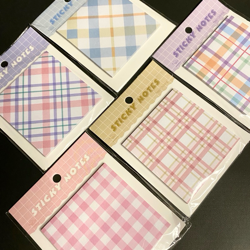 

[JS] STICKY NOTES SIMPLE STYLE PATTERN / MEMO TEMPEL 30lembar (60x60mm)