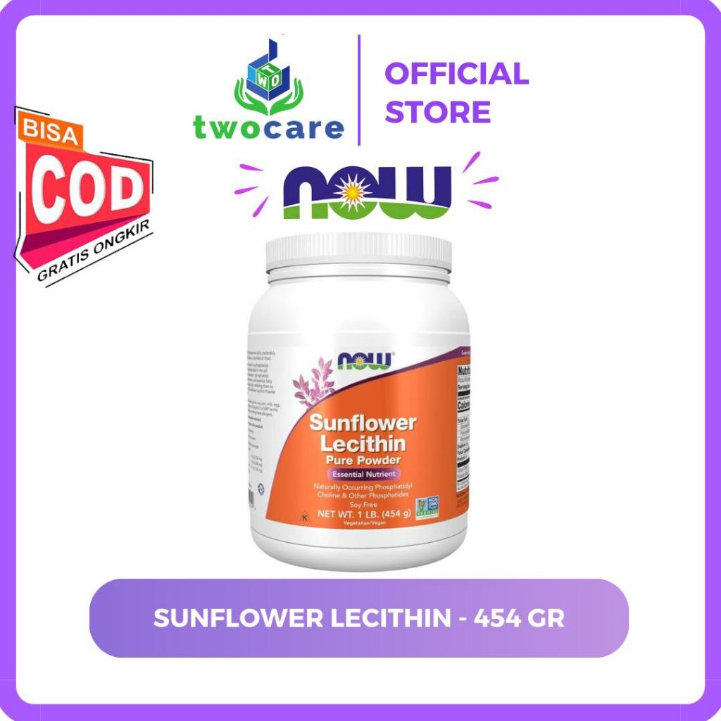 Now Foods Sunflower Lecithin Pure Powder 454gr