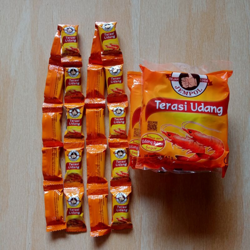 

Terasi Udang Cap Jempol 1 Pack Isi 20 Sachet