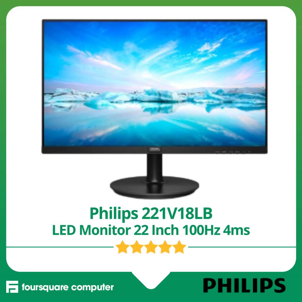 Philips 22V18LB LED Monitor 22 Inch 100Hz 4ms