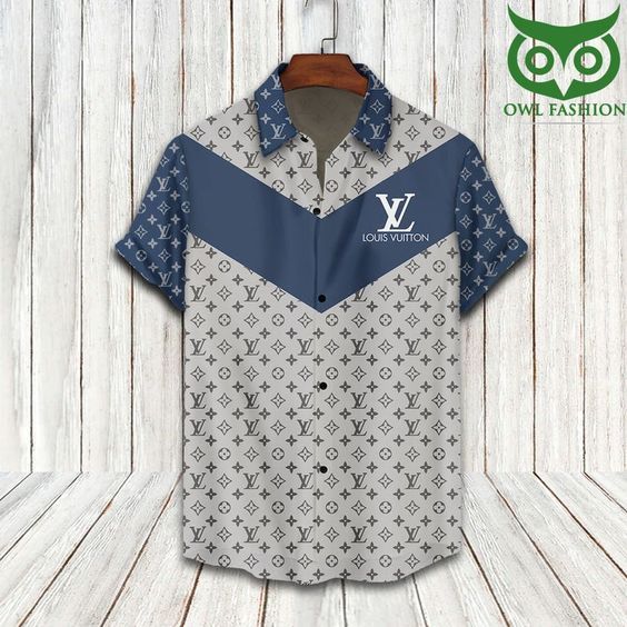 BAJU KEMEJA PRIA DEWASA LENGAN  PENDEK LV CUSTOM DESIGN FULL PRINTING SUBLIMATION BIG SIZE