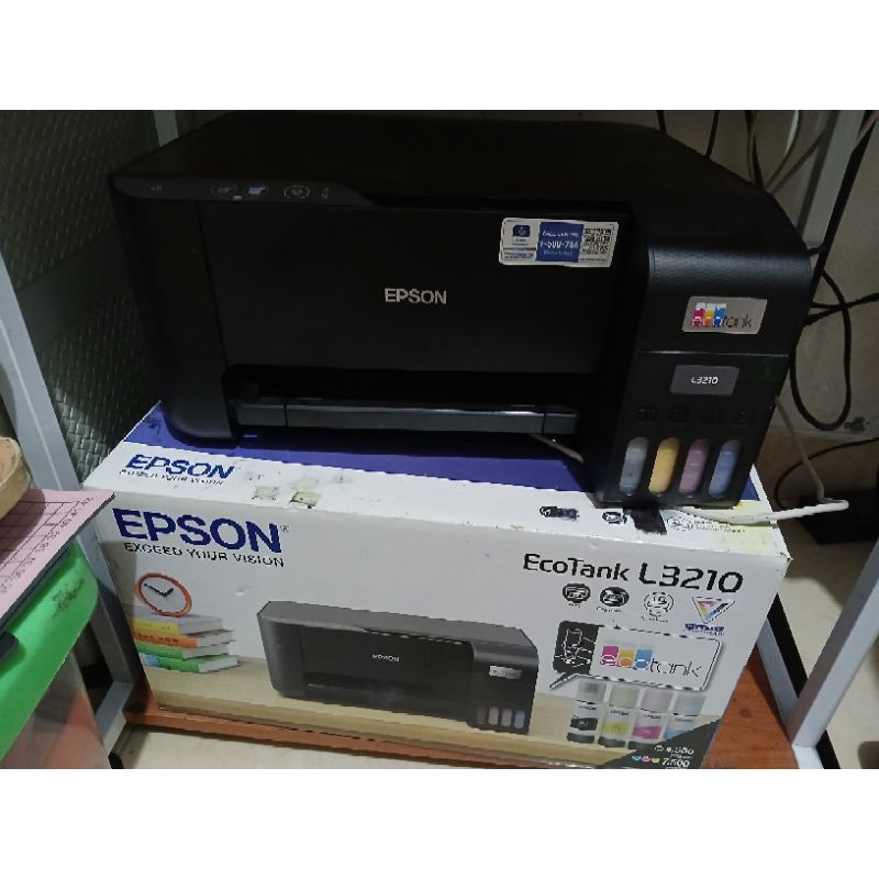 CUCI GUDANG - PRINTER EPSON L3210 MULUS SECOND