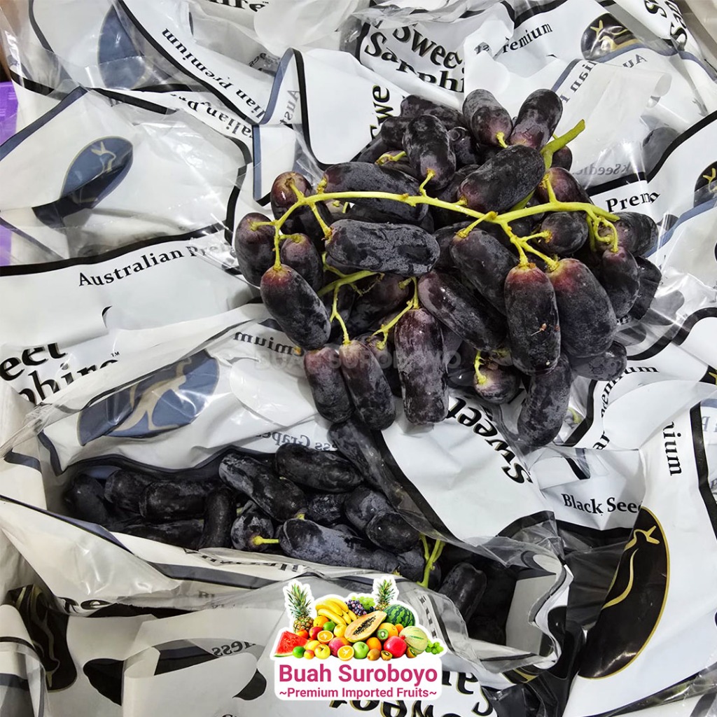

Anggur Sweet Shappire (Tanpa Biji)
