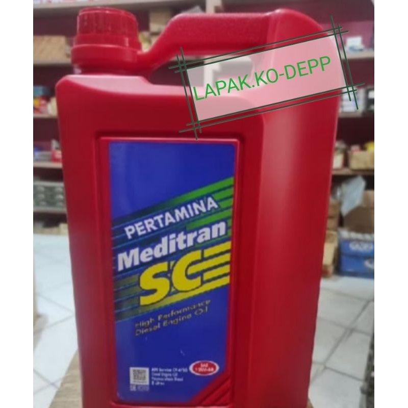 OLI MEDITRAN SC 5 LITER/OLI PERTAMINA MEDITRAN SC SAE40 5LITER