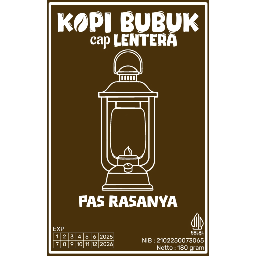 

KOPI BUBUK CAP LENTERA - 180 gram