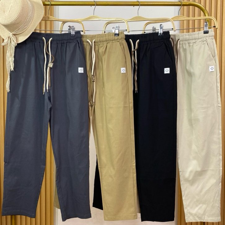 CELANA BASIC JUMBO WANITA / CELANA BAGGY PANJANG / BAGGY PANTS