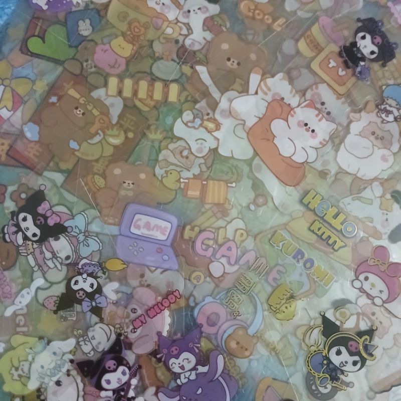 

— sticker random isi 10pcs ࣪ ִִֶ