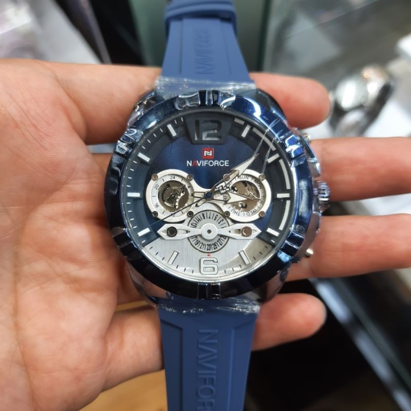 JAM TANGAN PRIA ORIGINAL NAVIFORCE NF 9162 M ES 250