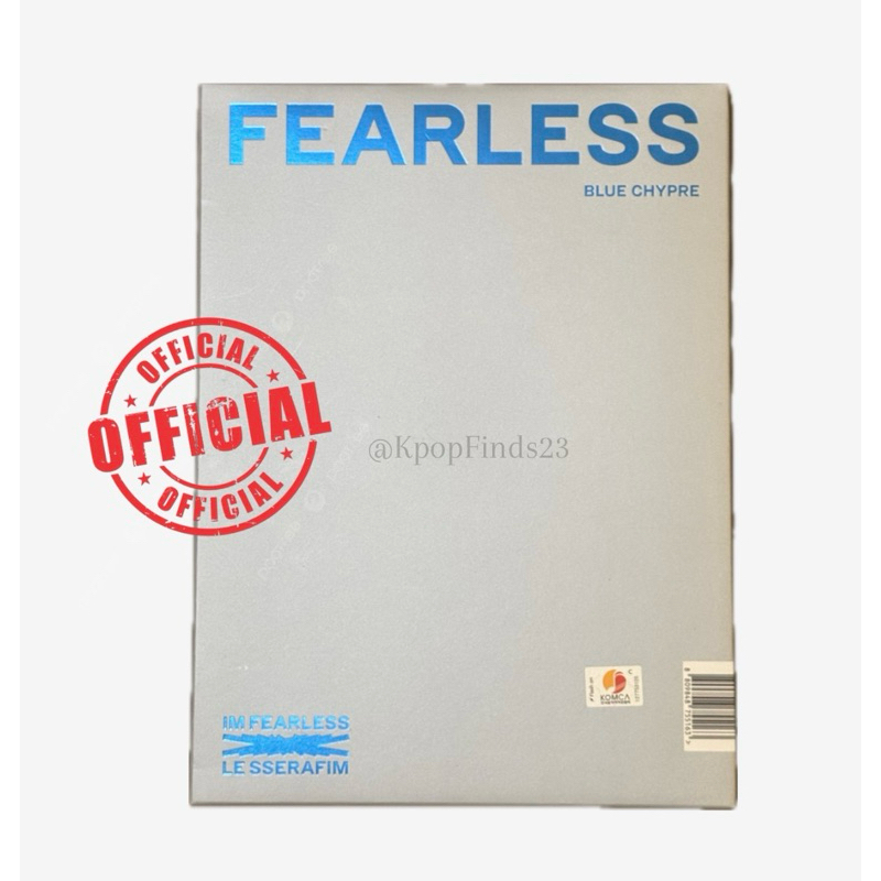 [PRE-OWNED] LE SSERAFIM Fearless BLUE CHYPRE 1st mini album Full inclusion