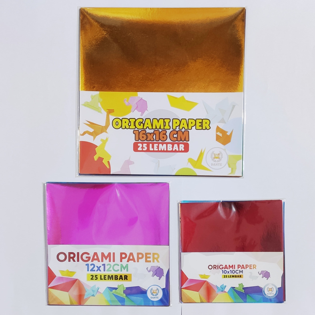 

Jiwa Seni - Kertas Origami METALIK 1pak isi 25Lembar