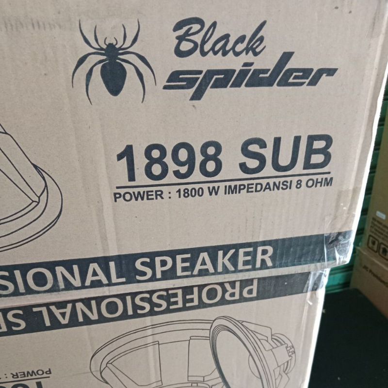 Speaker BLACK SPIDER 1898 SUB