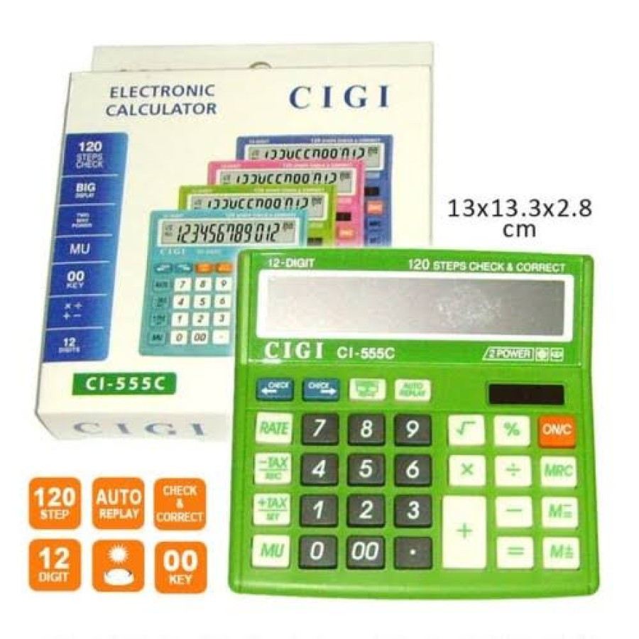 

CALCULATOR CIGI 12 DIGIT 555C