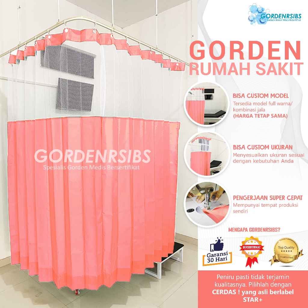 KAIN GORDEN RUMAH SAKIT - GORDEN ANTI NODA RUMAH SAKIT - TOKO BAHAN GORDEN
