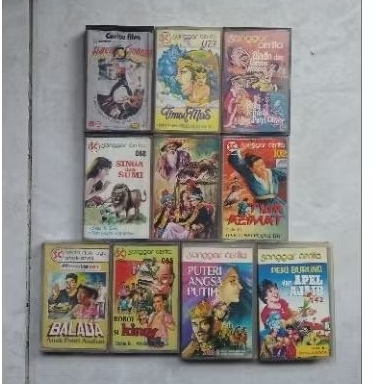 Borongan 10 kaset pita Sanggar Cerita