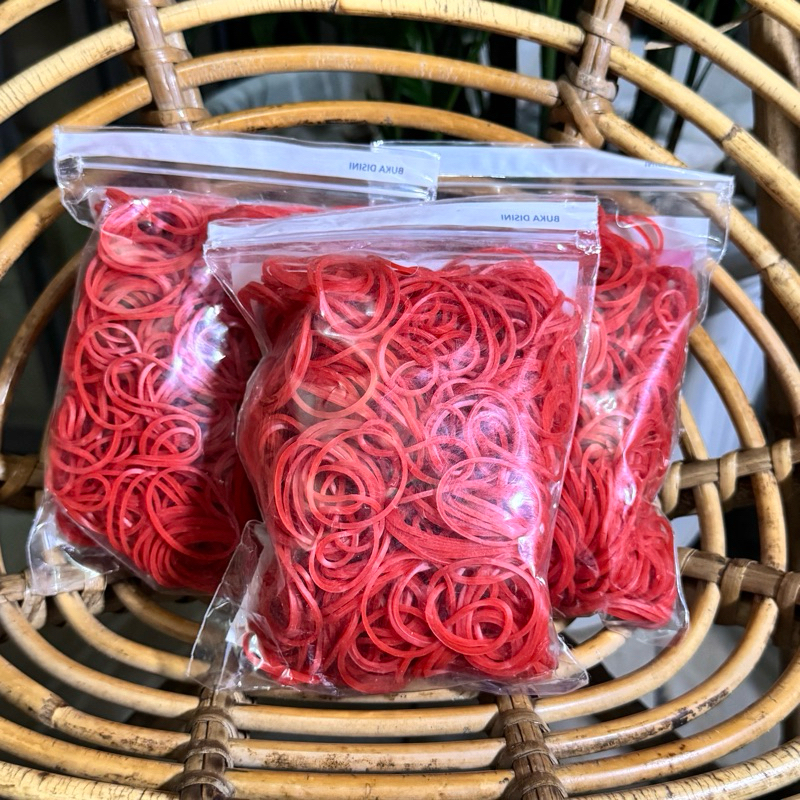 

KARET GELANG DIAMETER SEDANG 100gr | KARET GELANG SUPER | KARET GELANG PREMIUM | KARET SAYUR KARET GELANG 100gr