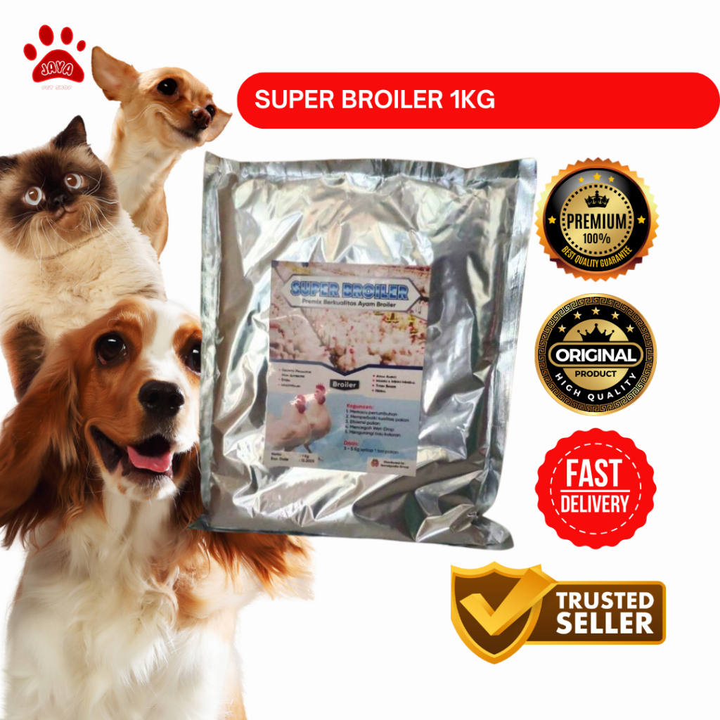 Super Broiler 1 Kg - PREMIX AYAM BROILER - Suplemen Ayam Broiler