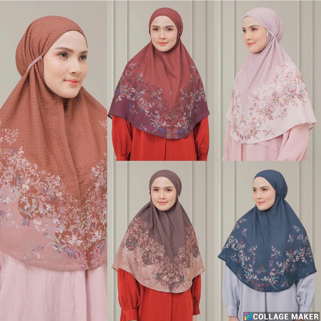 DOA INDONESIA BAITI HUMAIRA REGULAR TIMELES & SIMPLICITY SERIES - LATTE, MAROON, DARK MOON, TERACOTT